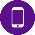 Purple GoMo Phone